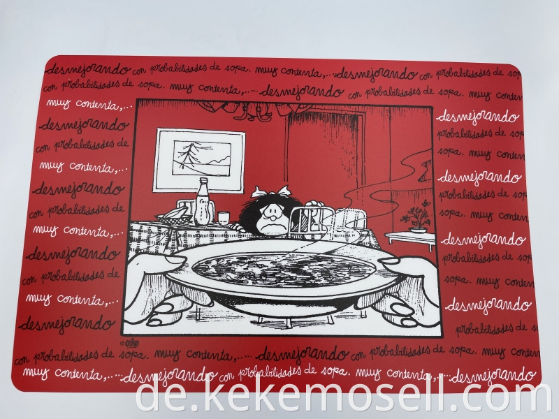 Cartoon Waterproof Placemat Jpg